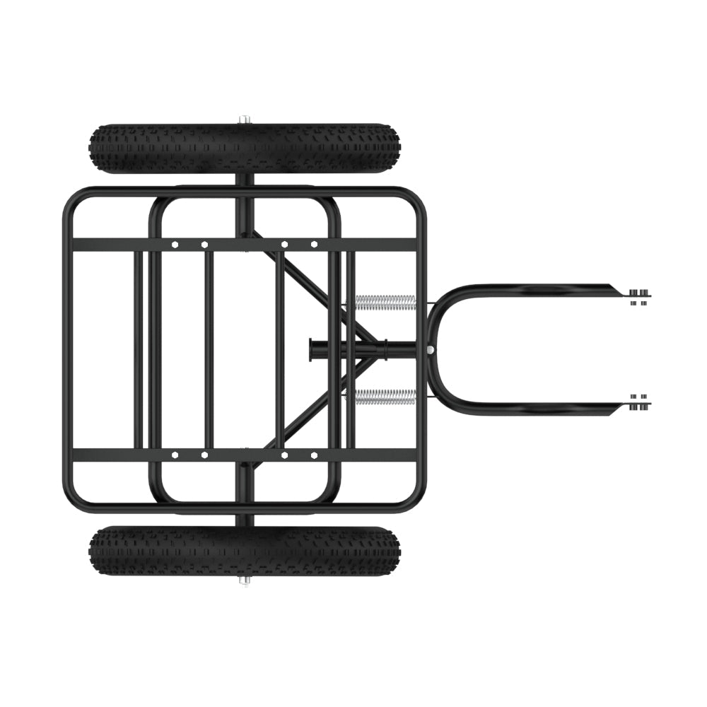 Burchda bicycle cargo trailer (top view)