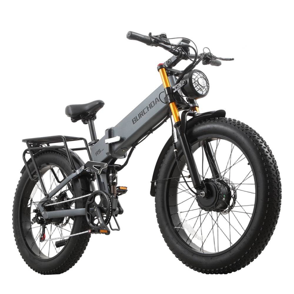 Burchda R5 AWD Foldable Mountain eBike | High-Performance Electric