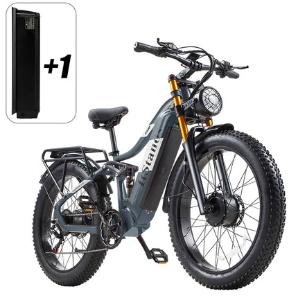 e bike fully 180mm Itstands RX30 AWD Long Range Mountain eBike | 3000W 48V 30Ah